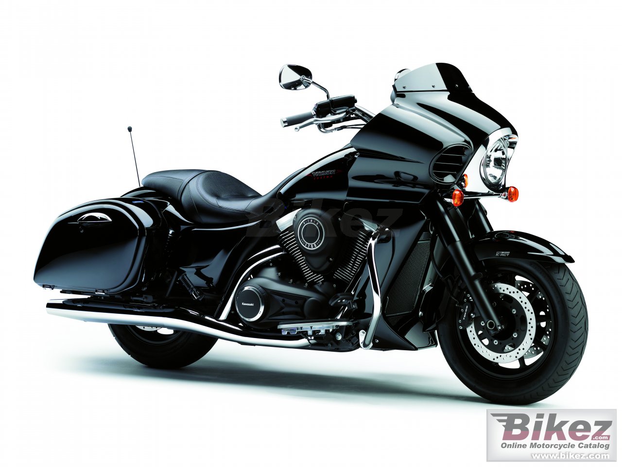Big Kawasaki vn 1700 voyager custom picture and wallpaper from Bikez.com